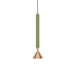 Clearance Pholc Apollo 39 pendant lamp, Forest, brass Green