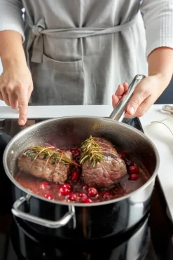Saucier & Sauté Pans^Demeyere Apollo 7 saute pan stainless steel, Ø28 cm Silver-coloured