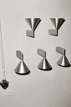 Reading Lamps|Wall Lights^Pholc Apollo 14 wall lamp, Aluminium Silver-coloured
