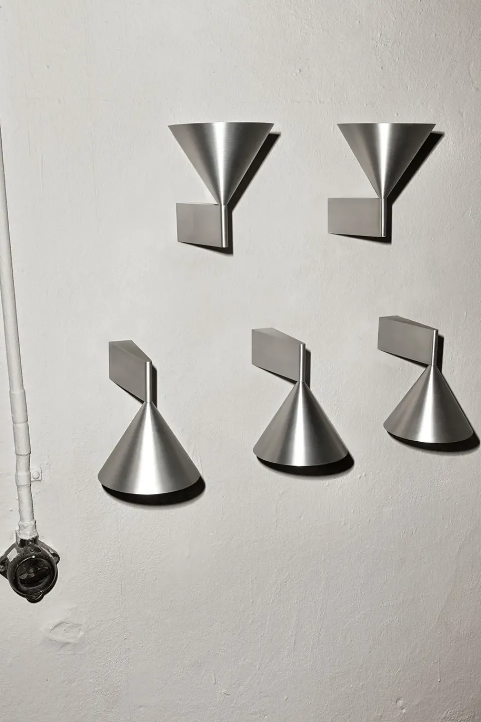 Reading Lamps|Wall Lights^Pholc Apollo 14 wall lamp, Aluminium Silver-coloured