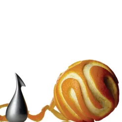Citrus Presses^Alessi Apostrophe citrus peeler, matte stainless steel GreySilver-coloured