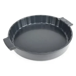 Round Flat Oven & Flan Dishes^Peugeot Appolia pie form Ø28 cm, Grey