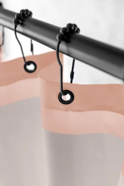 Discount Mette Ditmer Aqua hooks for shower curtain 10-pack, Black