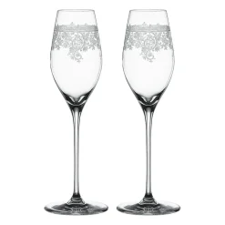 Champagne Glasses^Spiegelau Arabesque champagne glass 30 cl 2-pack, Clear Transparent