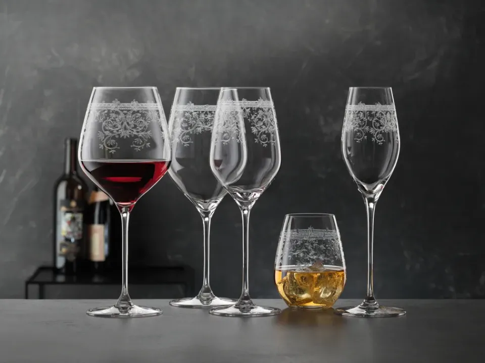 Champagne Glasses^Spiegelau Arabesque champagne glass 30 cl 2-pack, Clear Transparent