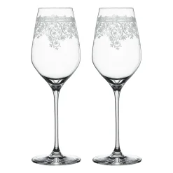 Wine Glasses^Spiegelau Arabesque white wine glass 50 cl 2-pack, Clear Transparent