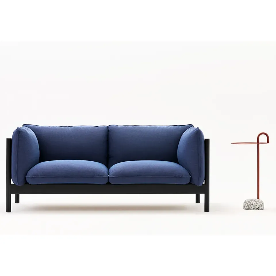 Sofas^HAY Arbour ECO 2-seater sofa, Re-wool 648 -burgundy beech Multi