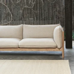 Sofas^HAY Arbour ECO 2-seater sofa, Re-wool 648 -burgundy beech Multi