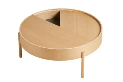 Coffee Tables^Woud Arc coffee table 89 cm, Oiled oak Beige