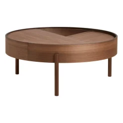 Coffee Tables^Woud Arc coffee table 89 cm, Walnut Brown