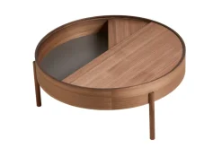 Coffee Tables^Woud Arc coffee table 89 cm, Walnut Brown