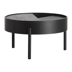 Best Woud Arc coffee tableØ66 cm, -ash Black