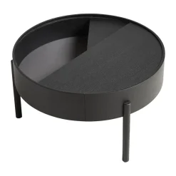 Best Woud Arc coffee tableØ66 cm, -ash Black
