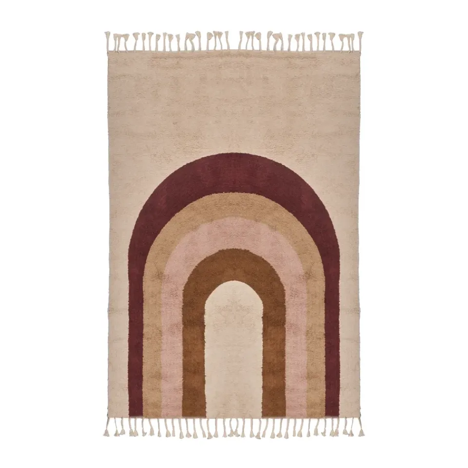Woven Cotton Rugs^Scandi Living Arc of Colors rug 170x240 cm, Rose Pink