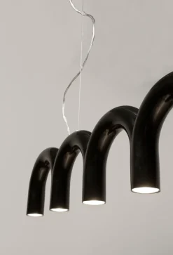 Pendant Lamps^Oblure Arch pendant 125.6 cm, Black