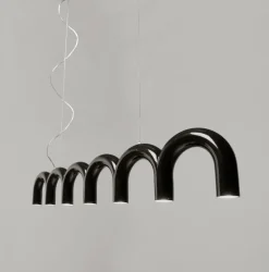 Pendant Lamps^Oblure Arch pendant 125.6 cm, Black