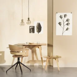 New Design House Stockholm Arco side table S, Oak Beige