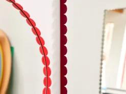 Round Mirrors|Wall Mirrors^HAY Arcs Mirror mirror Ø60 cm, Red