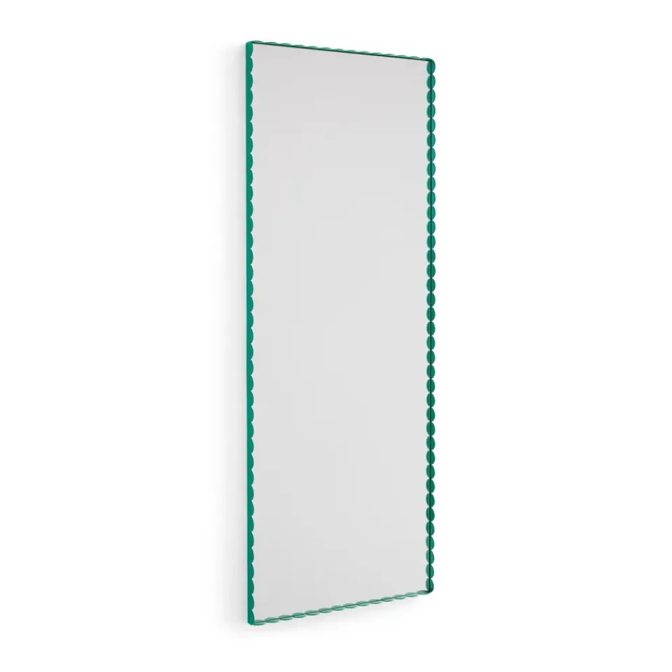 Online HAY Arcs Mirror Rectangle M mirror 50x133.5 cm, Green