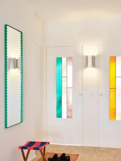 Online HAY Arcs Mirror Rectangle M mirror 50x133.5 cm, Green