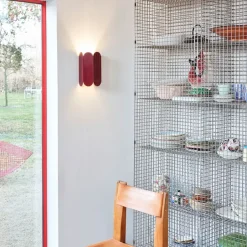 Reading Lamps|Wall Lights^HAY Arcs Sconce wall lamp, Mirror Grey