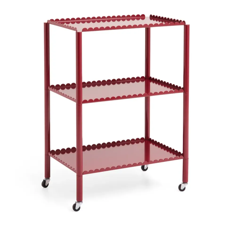 Serving Trolleys^HAY Arcs Trolley High serving trolley, Auburn Red