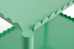 Serving Trolleys^HAY Arcs Trolley Low serving trolley, Soft jade Green
