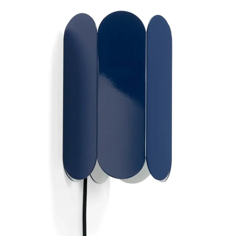 Bedside Lamps^HAY Arcs wall switch wall lamp, Cobalt Blue