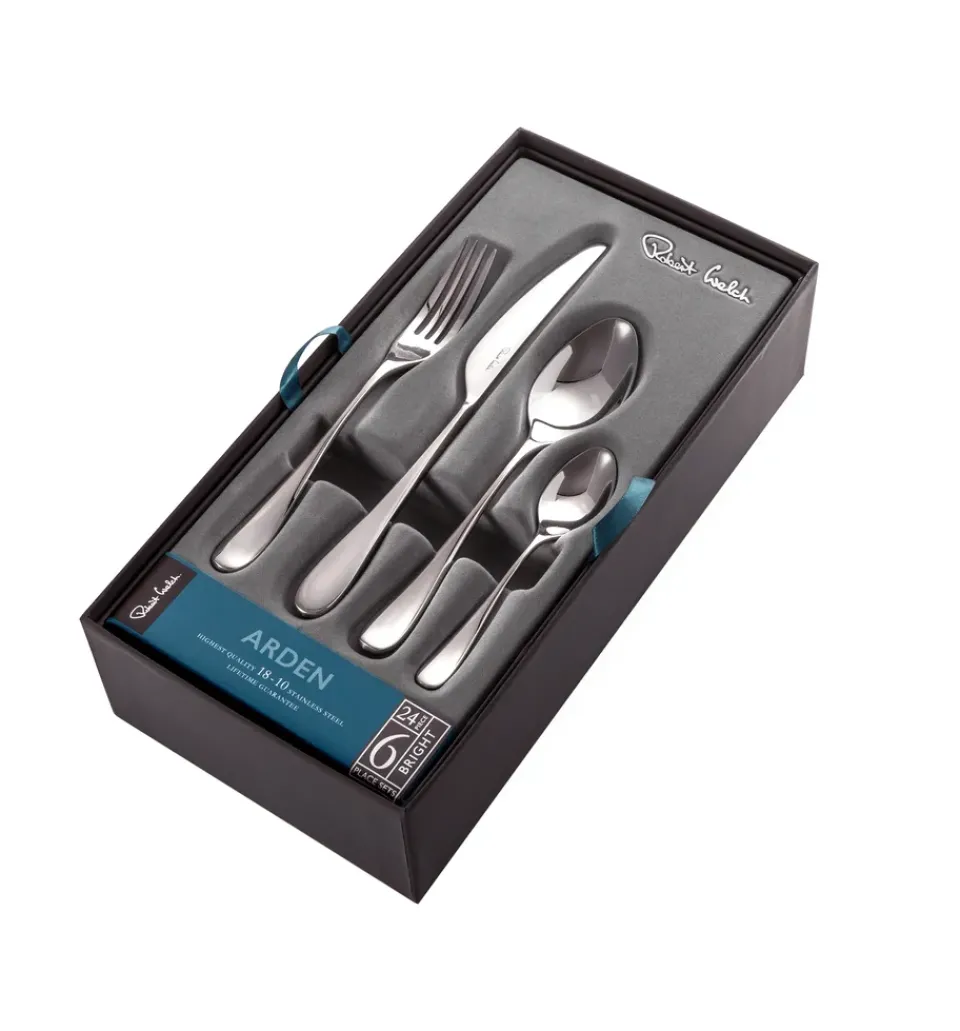 Cutlery Sets^Robert Welch Arden Bright cutlery, 24 pieces Silver-coloured