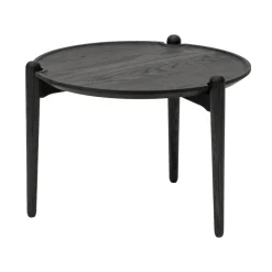 Coffee Tables^Design House Stockholm Aria coffee table, oak, Ø60x37 cm Black