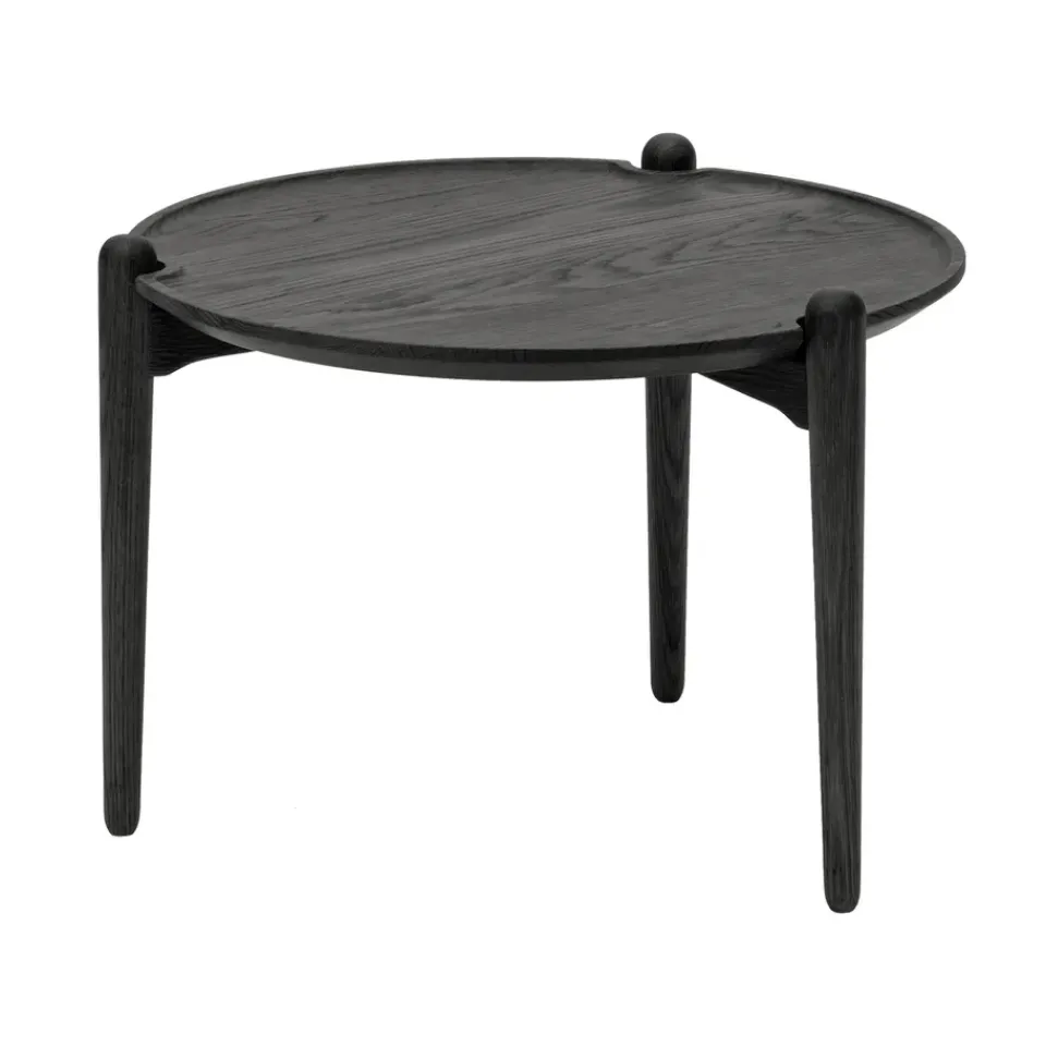 Coffee Tables^Design House Stockholm Aria coffee table, oak, Ø60x37 cm Black