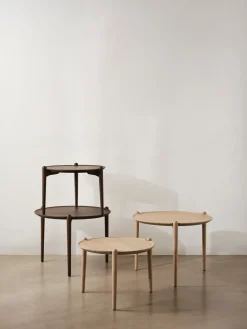 Sale Design House Stockholm Aria coffee table, Light oak, Ø60x37 cm Brown