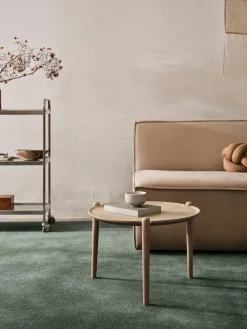 Sale Design House Stockholm Aria coffee table, Light oak, Ø60x37 cm Brown