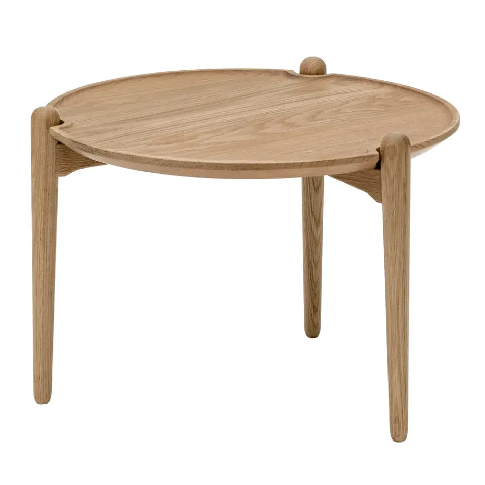 New Design House Stockholm Aria coffee table, Oak, Ø60x37 cm Brown