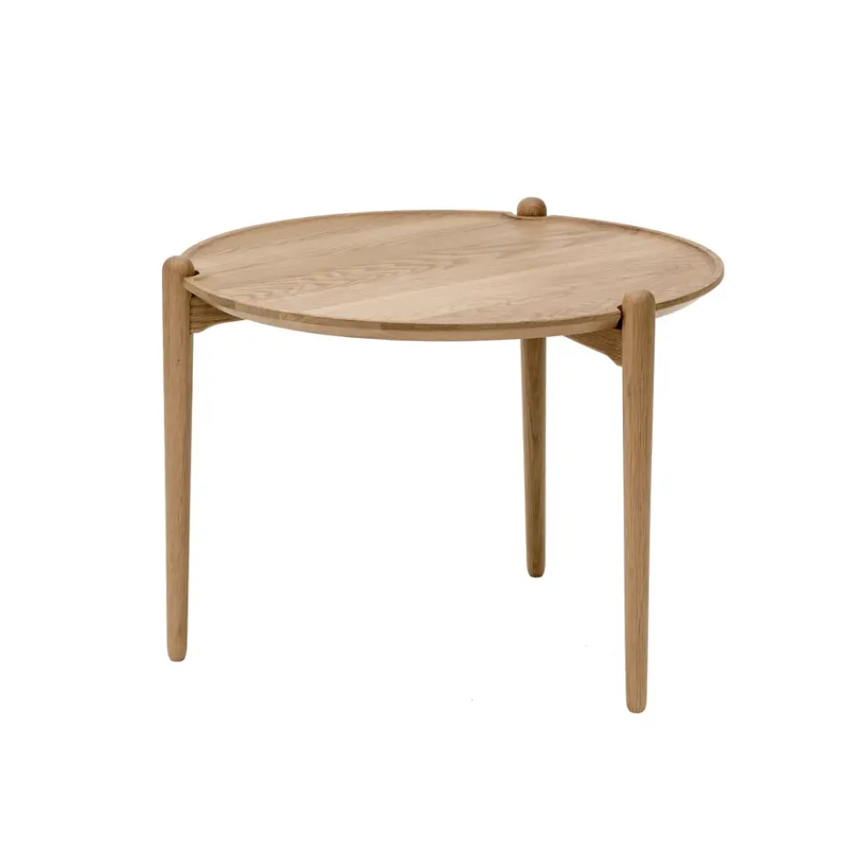 Online Design House Stockholm Aria coffee table, Oak, Ø60x46 cm Brown