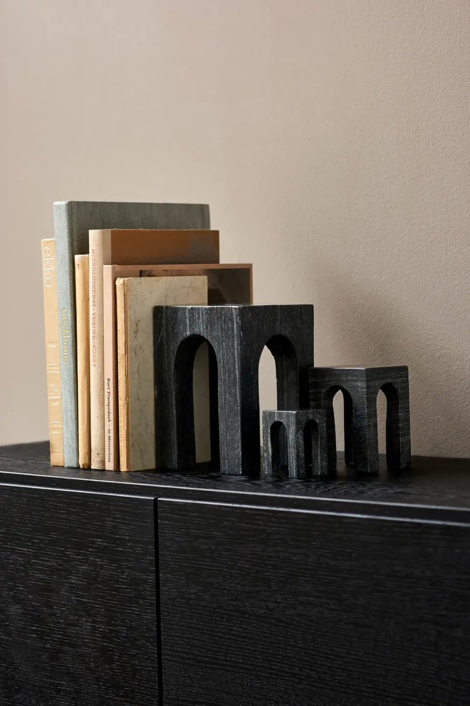 Clearance Gejst Arkis book end 3 pieces, Black White