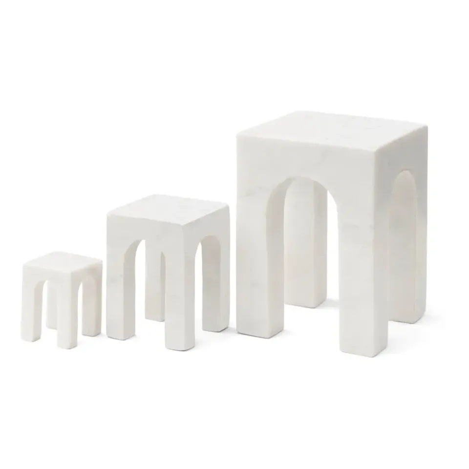 Decorative Accessories^Gejst Arkis book end 3 pieces, White