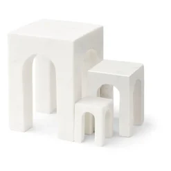 Decorative Accessories^Gejst Arkis book end 3 pieces, White