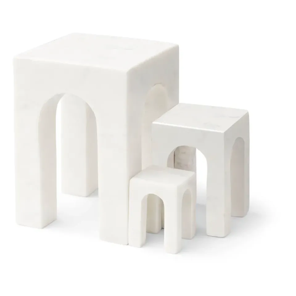 Decorative Accessories^Gejst Arkis book end 3 pieces, White