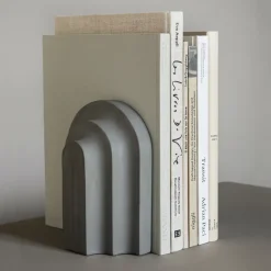 Decorative Accessories^Woud Arkiv bookend, concrete Grey