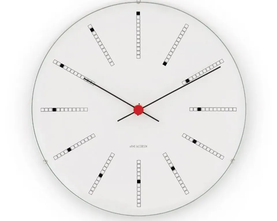 Best Arne Jacobsen Clocks Arne Jacobsen Bankers wall clock, Ø 210 mm White