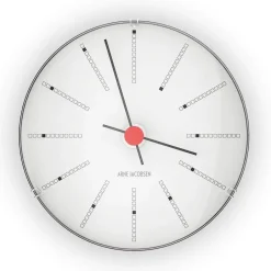 Hot Arne Jacobsen Clocks Arne Jacobsen Bankers wall clock, Ø 120 mm White