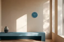 Arne Jacobsen Clocks Arne Jacobsen City Hall, , Ø29 cm Blue