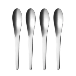 Discount Georg Jensen Arne Jacobsen dessert spoon, 4-pack Silver-coloured