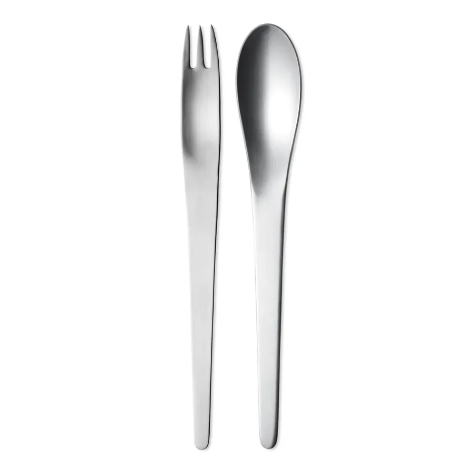 Discount Georg Jensen Arne Jacobsen serving set, 2 pieces Silver-coloured