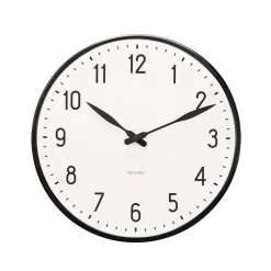 Wall Clocks^Arne Jacobsen Clocks Arne Jacobsen Station wall clock, Ø29 cm BlackWhite