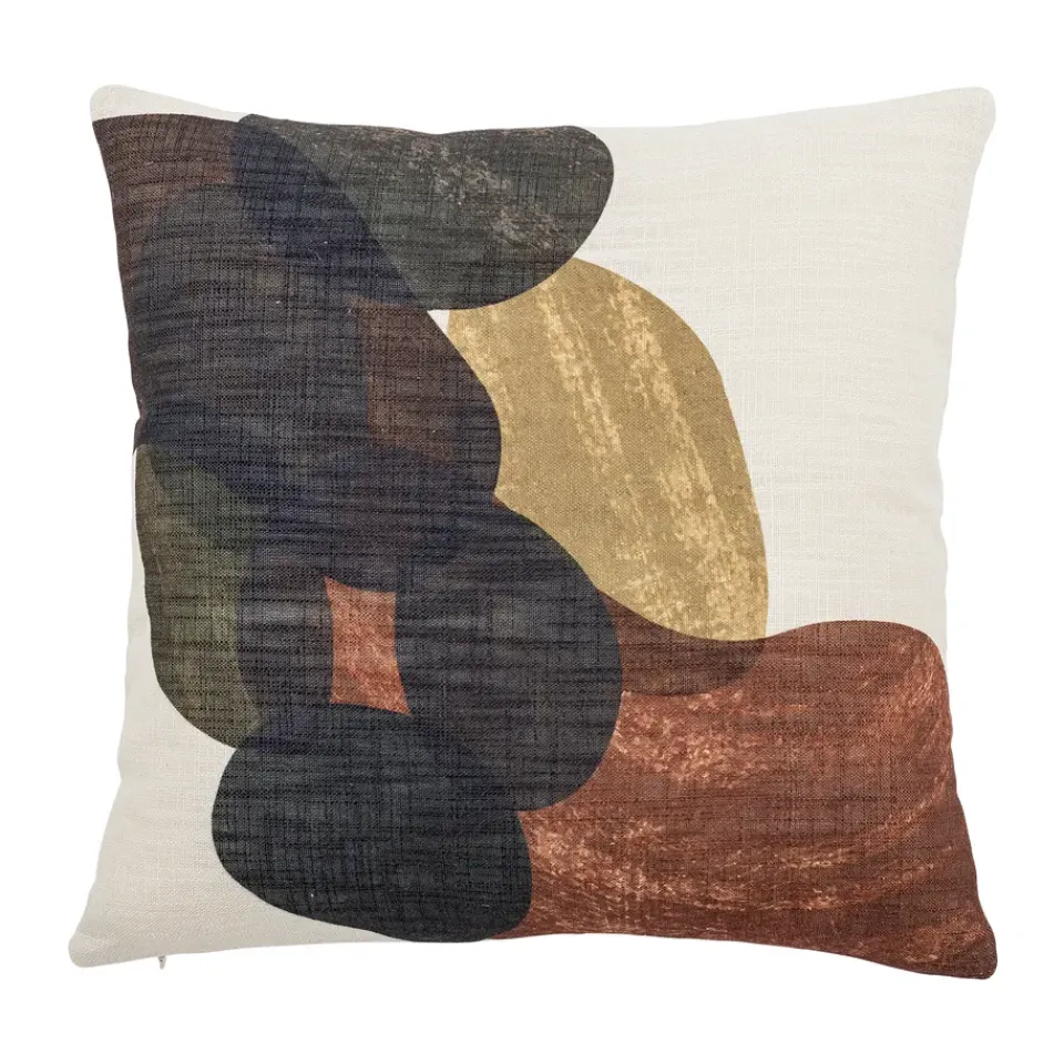 Bloomingville Arona cushion 45x45 cm, White- Brown