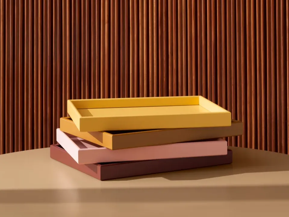 Decorative Accessories|Decorative Trays^Montana Arrange tray large 35.3x44.1 cm, Masala Brown