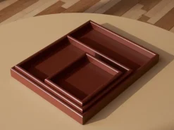 Decorative Accessories|Decorative Trays^Montana Arrange tray large 35.3x44.1 cm, Masala Brown