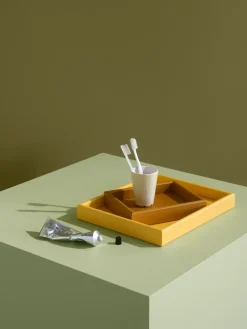 Discount Montana Arrange tray set 2 parts, Amber-acacia YellowOrange